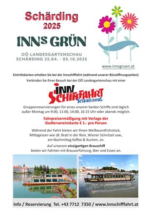 Siedlerverein Wartberg ob der Aist, Veranstaltungen - Einladung zur OÖ Gartenschau